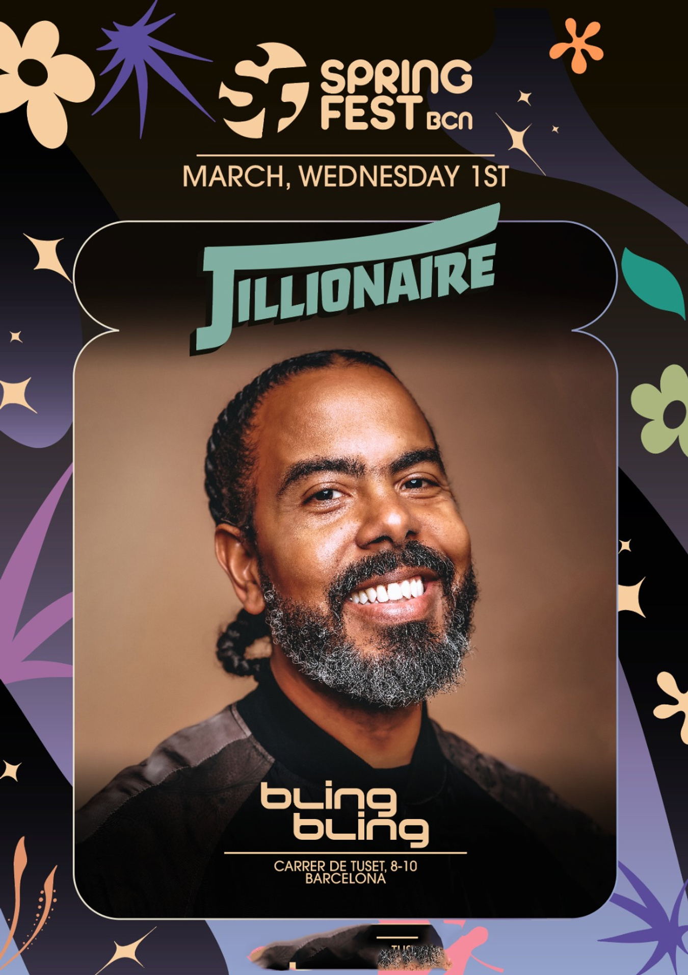 bling bling springfest barcelona wednesday miercoles jillonaire